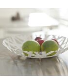 Piatto da frutta Tour bianco - 26x26x4,5 cm
