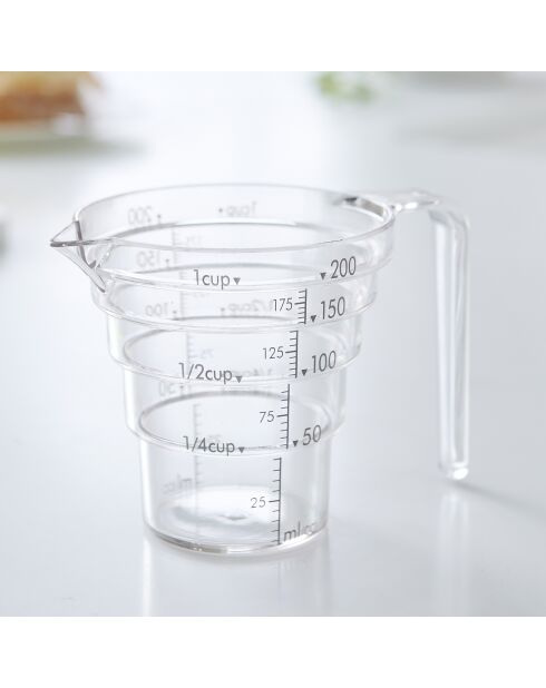 Pichet de mesure transparent - 200 ml