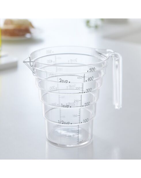 Pichet de mesure transparent - 500 ml