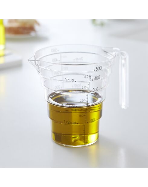 Pichet de mesure transparent - 500 ml