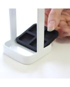Portacepillos Tower blanco - 5,5x5,5x9 cm