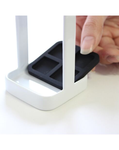 Portacepillos Tower blanco - 5,5x5,5x9 cm