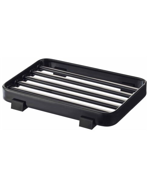 Porte-savon Tour noir - 7.5x11 cm