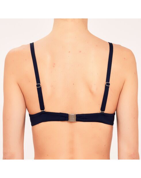 Badeanzugtop Corbeille mit blauen Muscheln