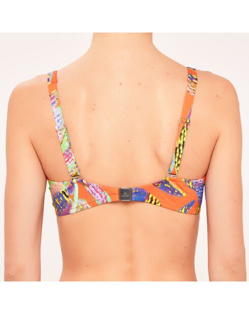 Weicher Badeanzug mit Rahmen D bis G, Körbchen orange