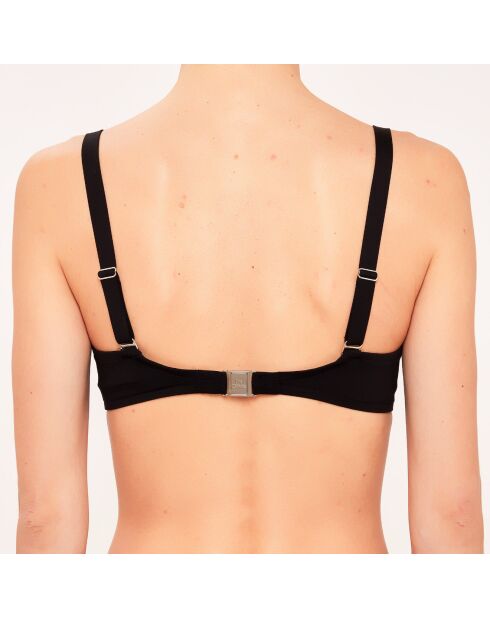 Badeanzugtop Corbeille mit schwarzen Muscheln