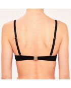 Haut de maillot de bain Corbeille à coques noir