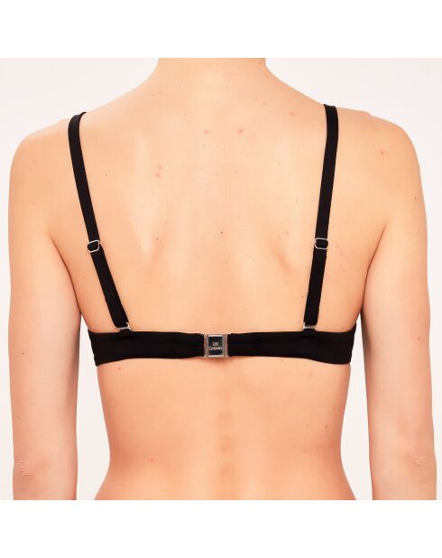 Haut de maillot de bain Corbeille à coques noir