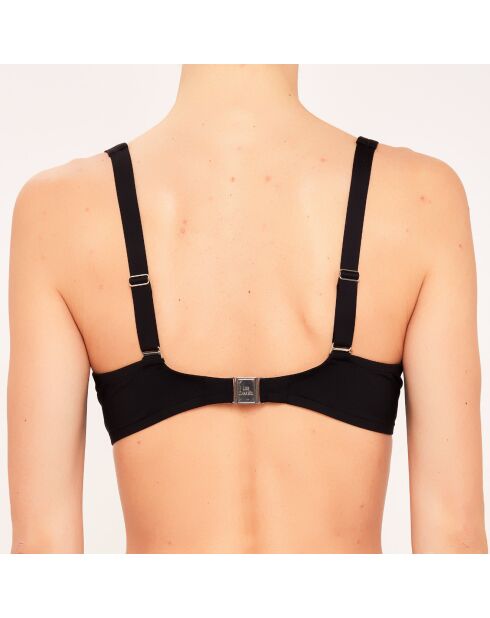 Zacht zwembroekje met zwart montuur