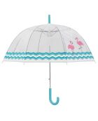 Parapluie Flamant Rose transparent