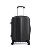 Mittelgroßer Reisekoffer 4 Einzelräder Lipari 59 cm schwarz