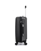 Mittelgroßer Reisekoffer 4 Einzelräder Lipari 59 cm schwarz
