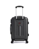 Mittelgroßer Reisekoffer 4 Einzelräder Lipari 59 cm schwarz