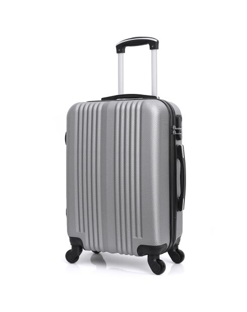 Lipari Langstreckenkoffer mit 4 Rädern 71 cm, silberfarben