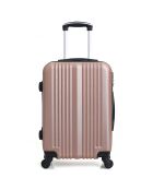 Valise Cabine XXS 4 roues simples Lipari 49 cm rose doré