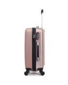 Valise Cabine XXS 4 roues simples Lipari 49 cm rose doré