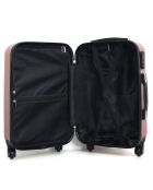 Valise Cabine XXS 4 roues simples Lipari 49 cm rose doré