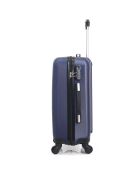 Valise Cabine 4 roues Lipari 49 cm bleu marine