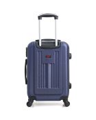 Valise Cabine 4 roues Lipari 49 cm bleu marine