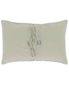 Beige kussenhoes van katoenfluweel - 30x45 cm