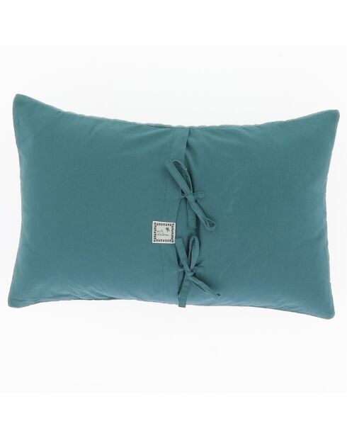 Kussenhoes van katoenfluweel met eend - 30x45 cm