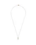Collier Diana Quartz en laiton doré