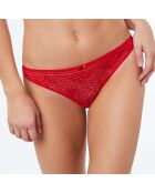 Tanga Eclipse en dentelle rouge