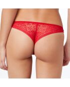 Tanga Eclipse en dentelle rouge