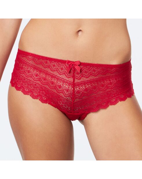 Shorty met rood kanten pictogram