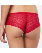 Shorty Icone en dentelle rouge