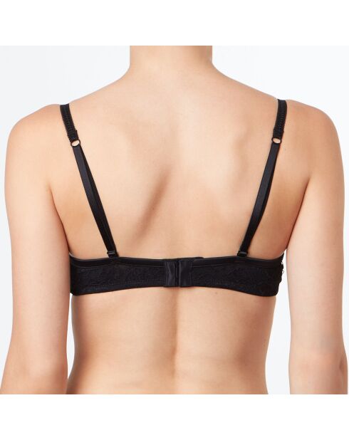 Soutien-gorge ampliforme Merveilleuse en dentelle rouge/noir