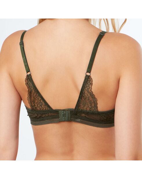 Soutien-gorge balconnet Pure Sensation kaki