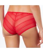 Shorty Sortilege en dentelle rouge