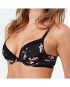 Soutien-gorge ampliforme Madison imprimé noir