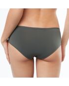 Shorty Lotus en dentelle & microfibre kaki