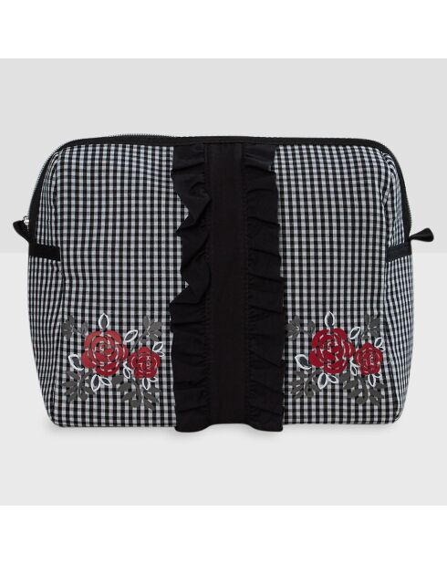 Trousse Check à carreaux  noire