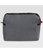 Trousse Check à carreaux  noire