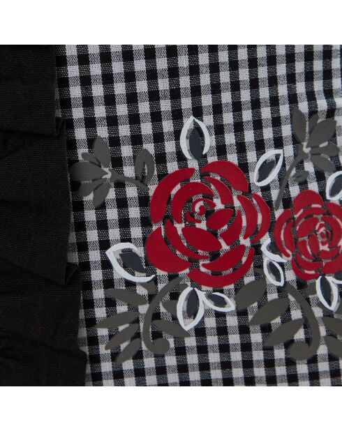 Trousse Check à carreaux  noire