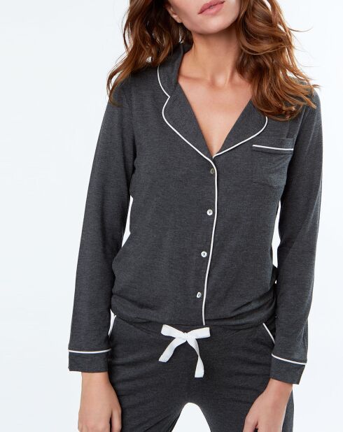 Haut de pyjama Waelle anthracite