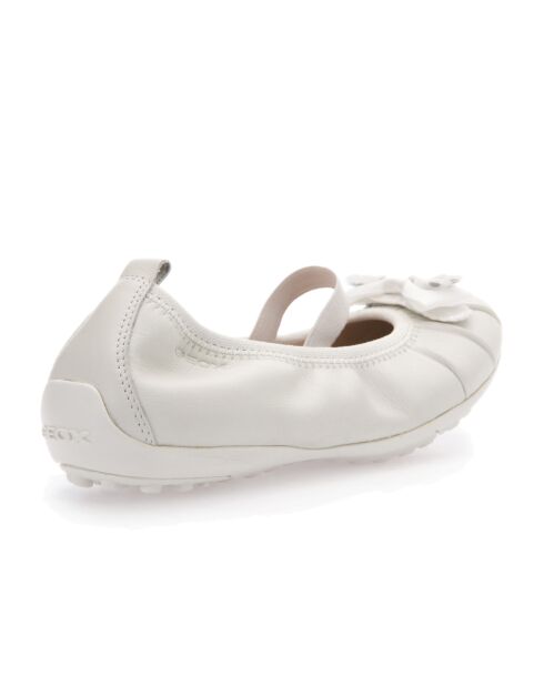 Ballerines en Cuir Piuma blanches