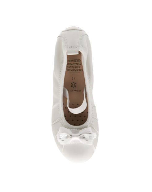 Ballerines en Cuir Piuma blanches