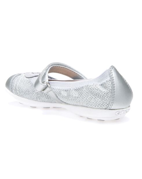 Ballerines en Cuir Jodie           argentées