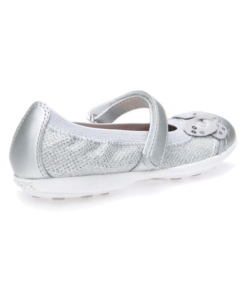 Ballerines en Cuir Jodie           argentées