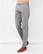 Pantalon Ted carbone/blanc