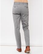 Pantalon Ted carbone/blanc