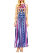 Robe longue Sarasana imprimée multicolore