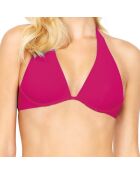 Haut de maillot de bain triangle Au Naturel framboise
