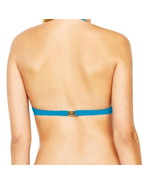 Au Naturel türkisblaues Triangel-Bikinioberteil