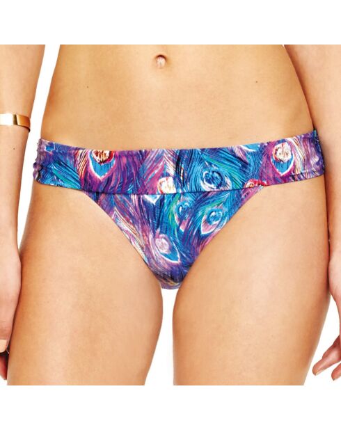 Bas de maillot de bain Dreamcatcher imprimé plumes multicolore