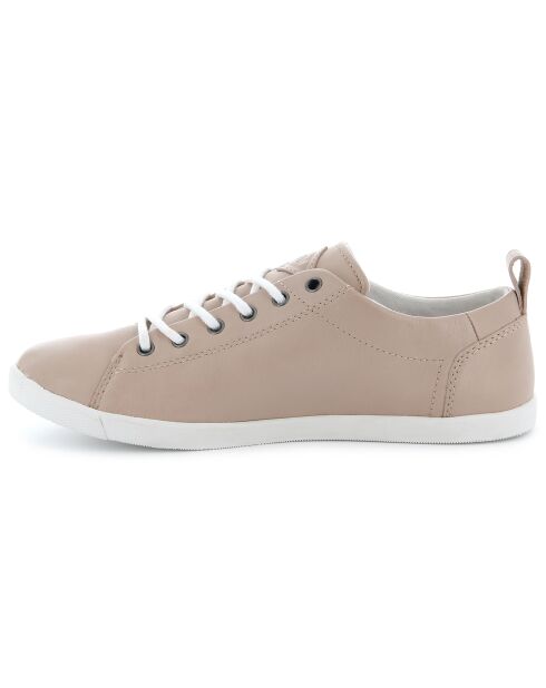 Baskets basses en Cuir Bel rose clair